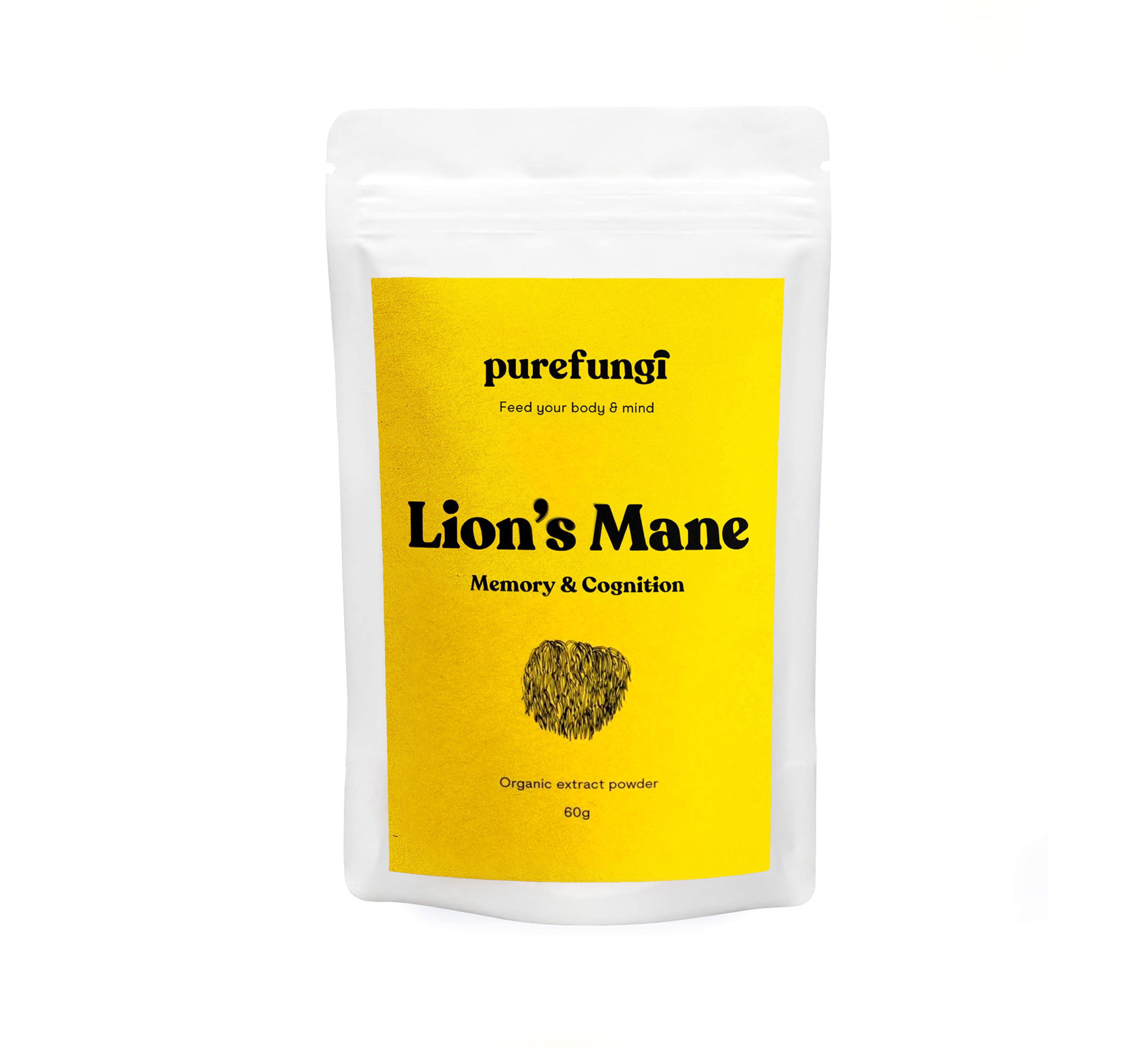 Organic Lion's Mane Extract Powder | 60g | 30 servings