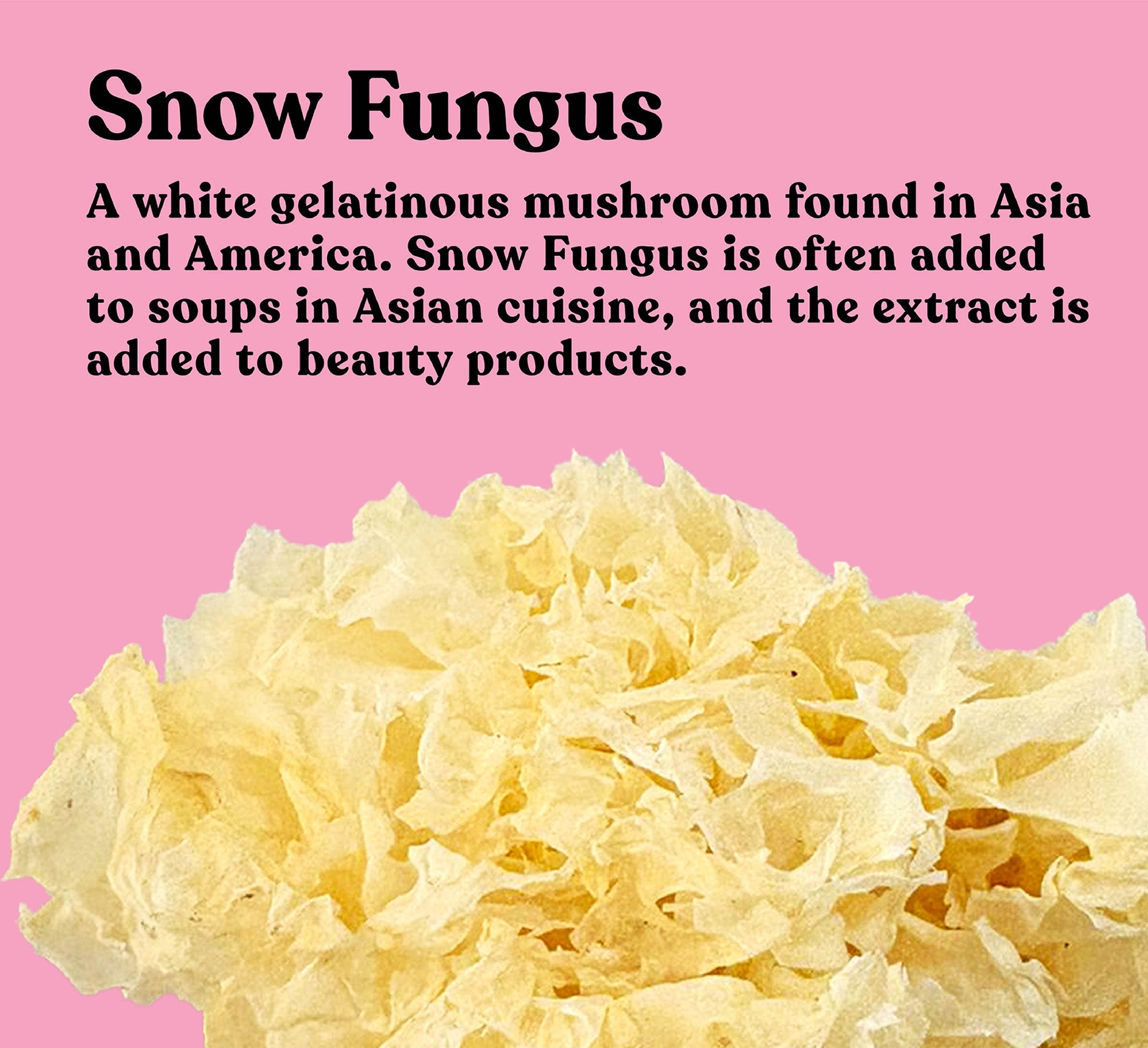Organic Snow Fungus Extract Powder | 60g | 30 servings - Pure Fungi